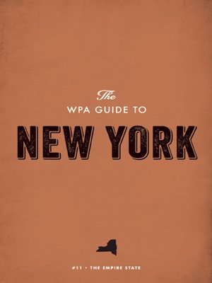 The WPA Guide to New York - ebook